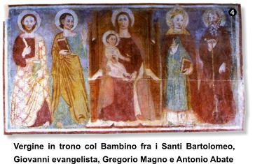 Vergine in trono col Bambino fra i Santi Bartolomeo, Giovanni evangelista, Gregorio Magno e Antonio Abate